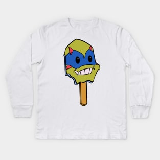 ROTTMNT Leo Popsicle Kids Long Sleeve T-Shirt